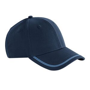 Beechfield Match Day Baseball Cap / Navy/Sky